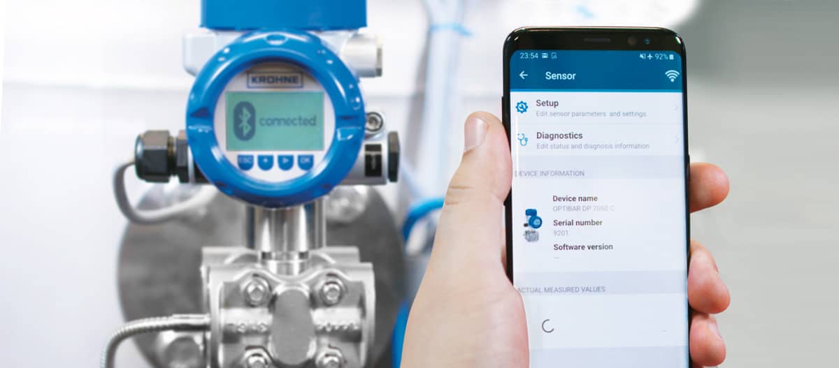 OPTICHECK Pressure Mobile App med tryckgivare