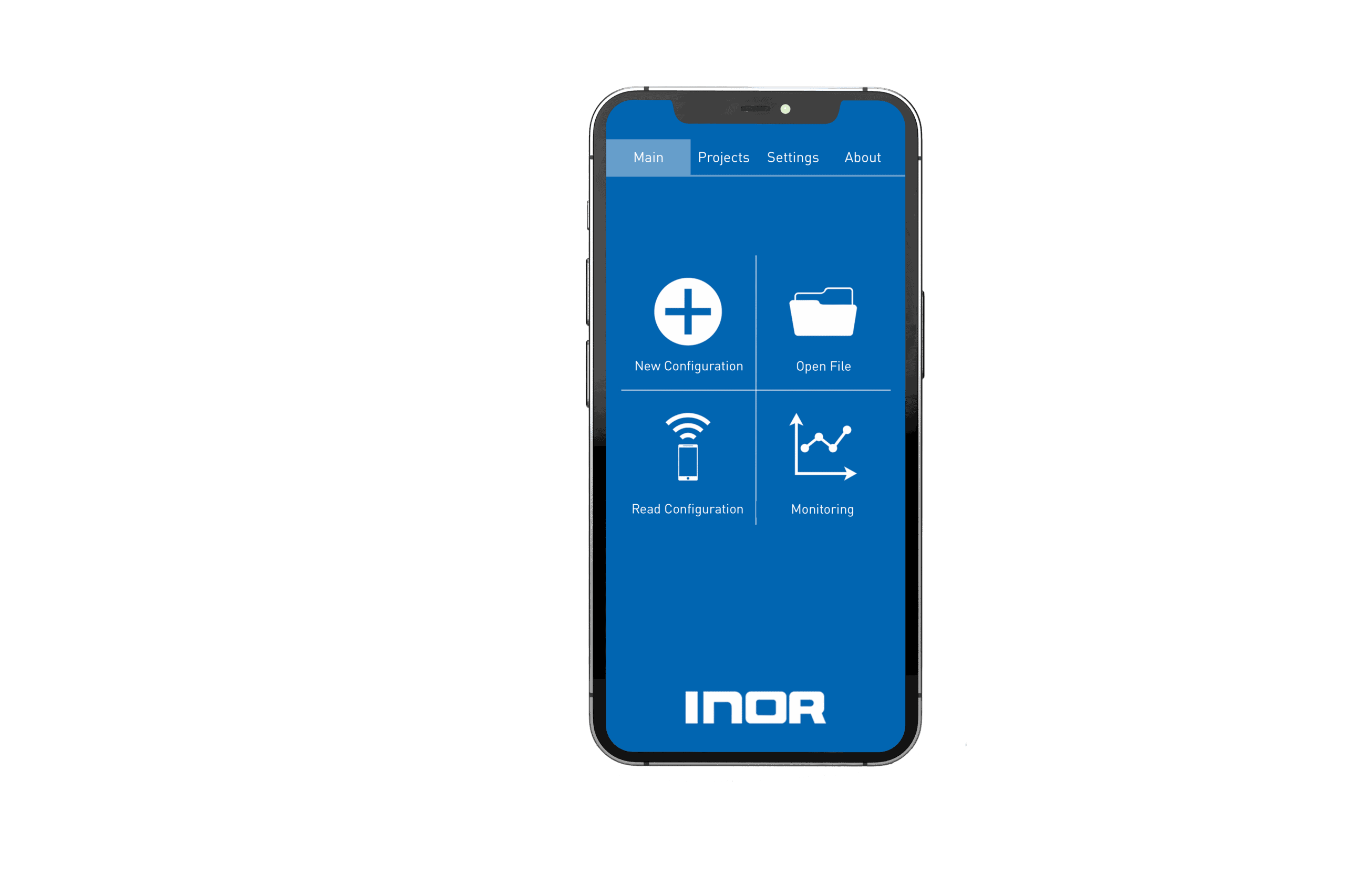 INOR-Connect_select_transmitter_smartphone-v02 Inor Connect